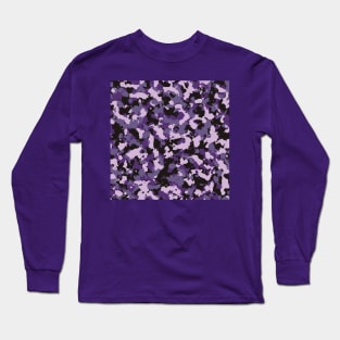 Purple Camouflage Long Sleeve T-Shirt